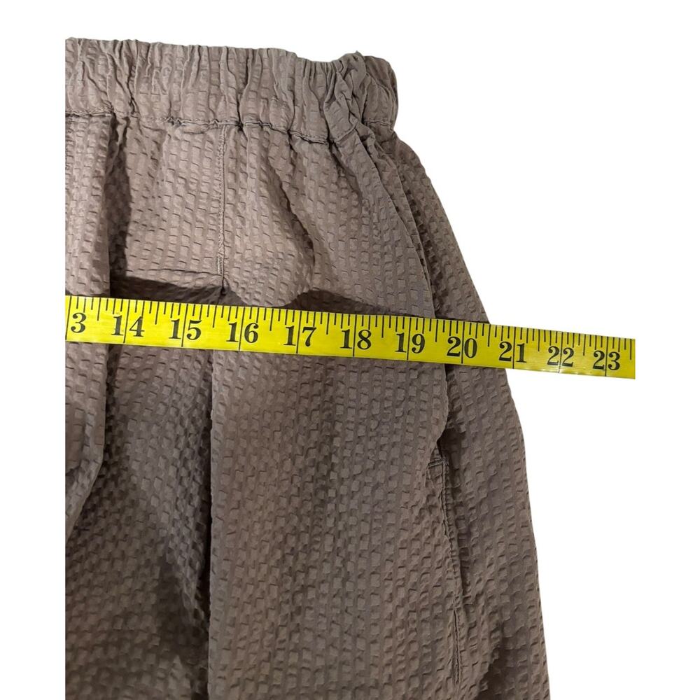 GREI. New York Barrel Pants Womens Large Puckered Fabric Soft Stretch Lagenlook - Picture 5 of 9